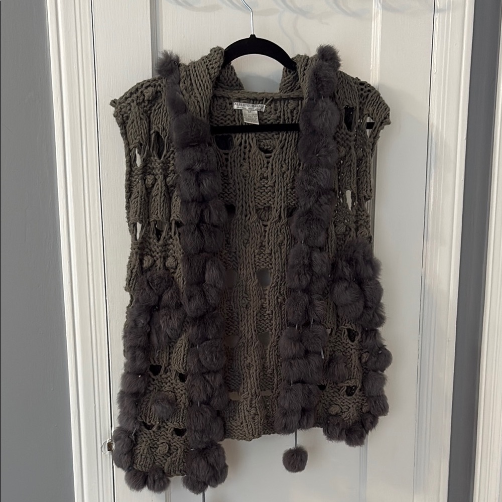 Alberto Makali Taupe Knit Sweater